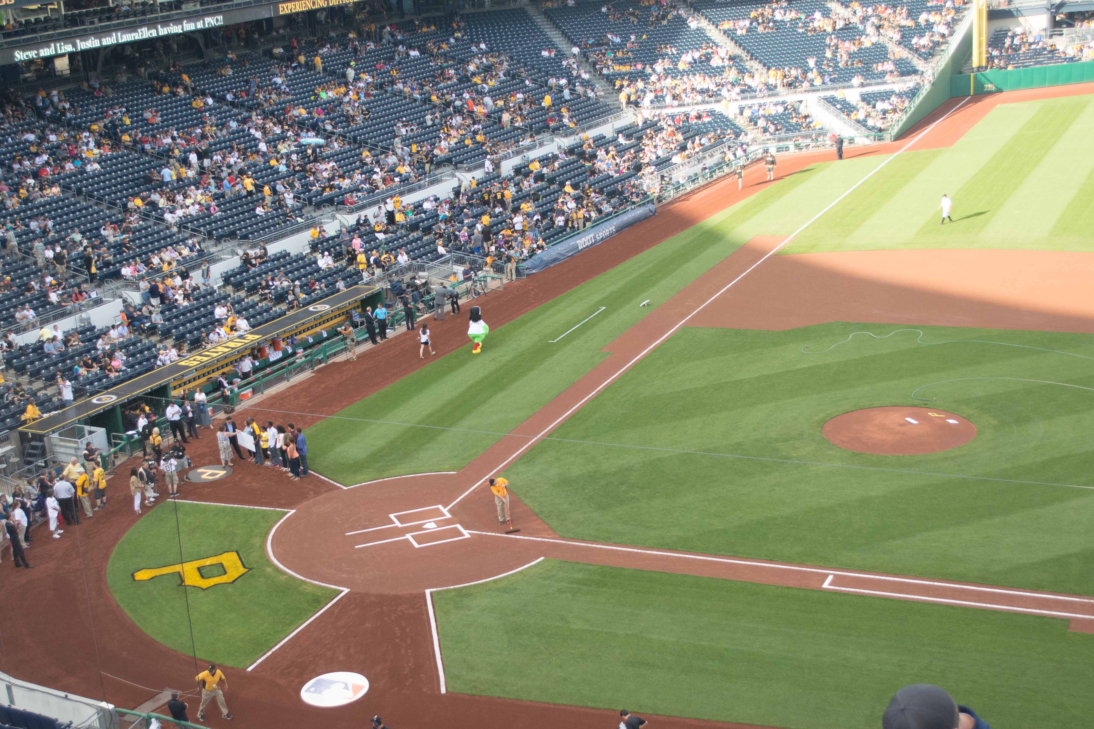 Great View from Pittsburgh Baseball Club seats