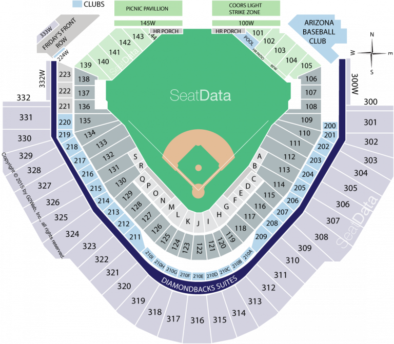 Chase Field Seating Chart