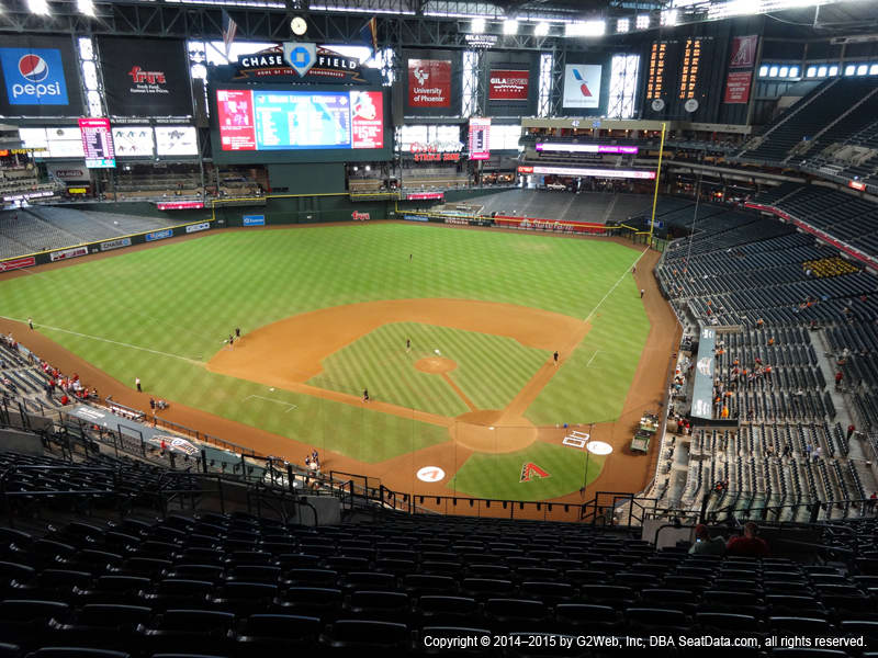 Chase Field Section 318 view