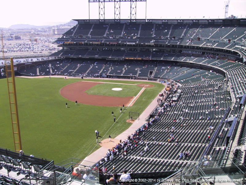 Oracle Park Section 334 view