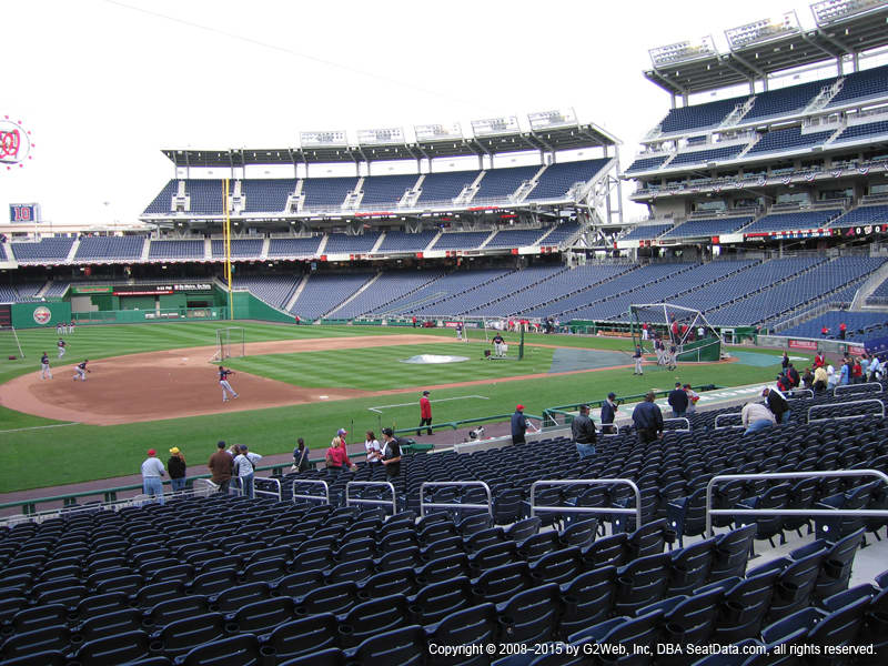 Nationals Park Section 114 view