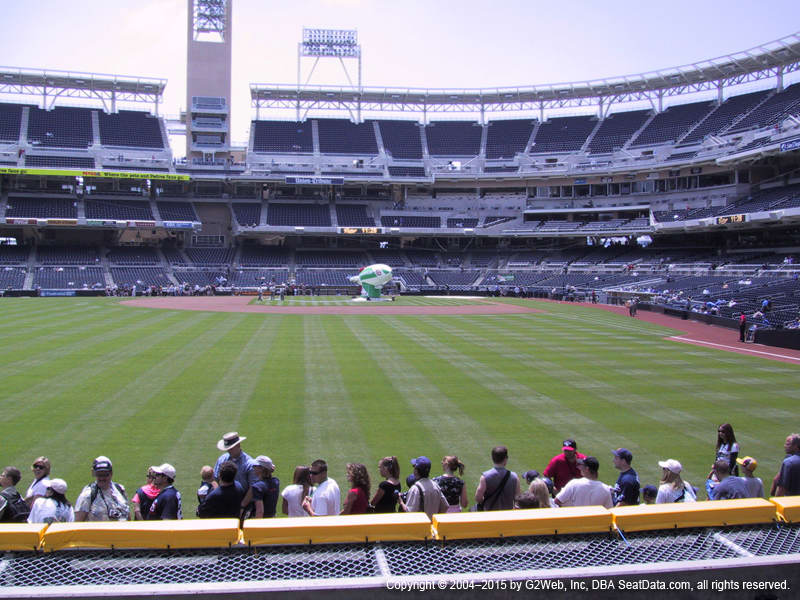 Petco Park Section 128 view