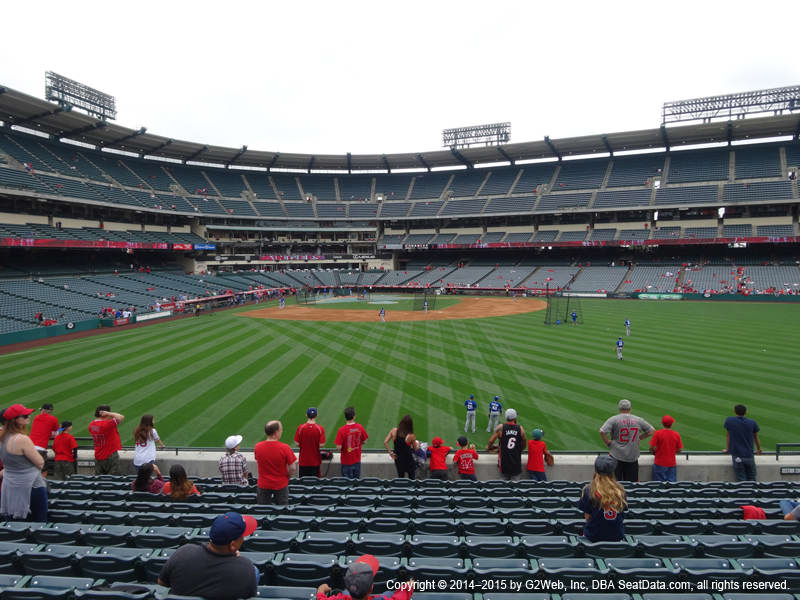 Angels Stadium Section 238 view