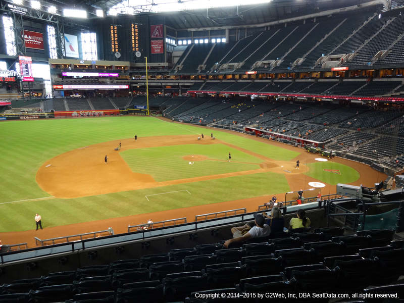 Chase Field Section 213 view